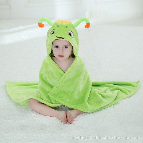 Hot selling cute baby bath towel hood